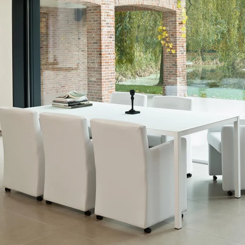 Perfecta Cobra Table rectangulaire plateau stratifié et pieds en métal> Table De Cuisine