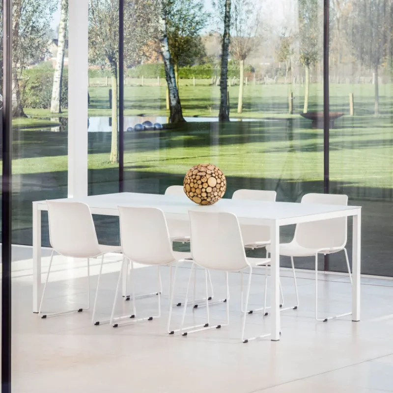 Perfecta Cobra Table rectangulaire plateau stratifié et pieds en métal> Table De Cuisine