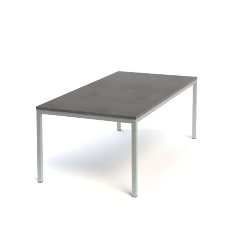 Perfecta Cobra Table rectangulaire plateau stratifié et pieds en métal> Table De Cuisine