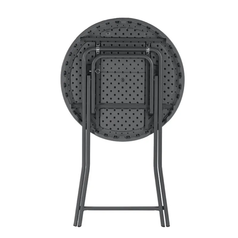 CocktailTable pliante mange debout hauteur 110 cm gris foncé> Table Pour Petit Espace