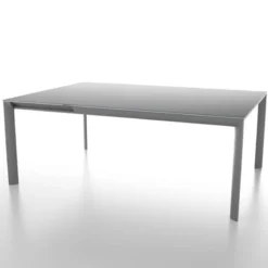 Dexo Cocoon Table carrée extensible en verre trempé et métal> Table De Salle à Manger