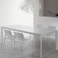 Dexo Cocoon Table italienne rectangulaire en céramique contemporaine> Table De Salle à Manger