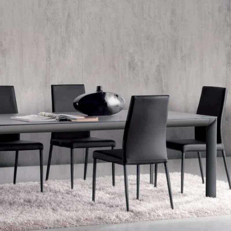 Dexo Cocoon Table italienne rectangulaire en céramique contemporaine> Table De Salle à Manger