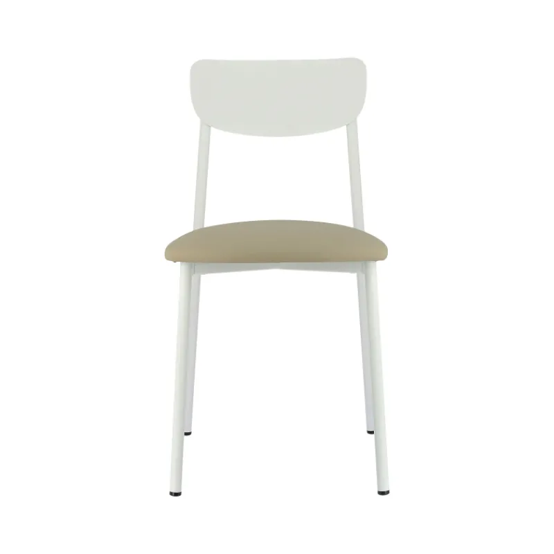 Carrier Colette ® Chaise française en métal avec assise en simili rembourrée> Chaise De Cuisine|Chaise De Salle à Manger