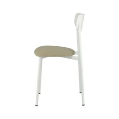Carrier Colette ® Chaise française en métal avec assise en simili rembourrée><noscript><img width=