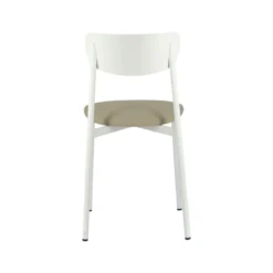 Carrier Colette ® Chaise française en métal avec assise en simili rembourrée><noscript><img width=