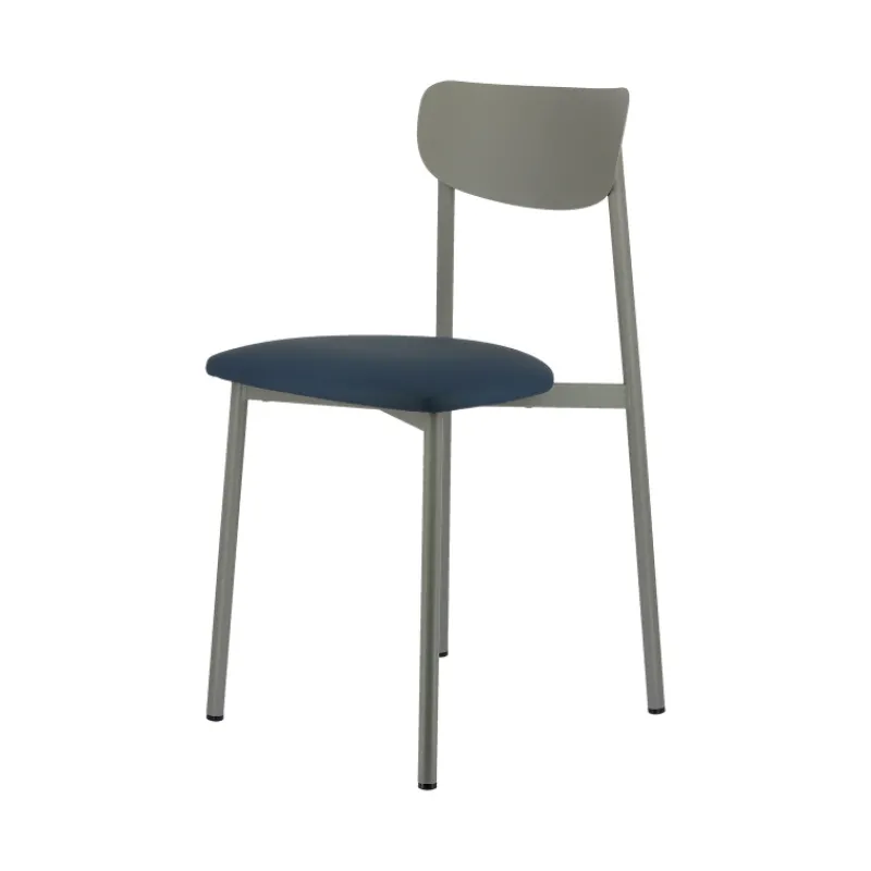 Carrier Colette ® Chaise française en métal avec assise en simili rembourrée> Chaise De Cuisine|Chaise De Salle à Manger
