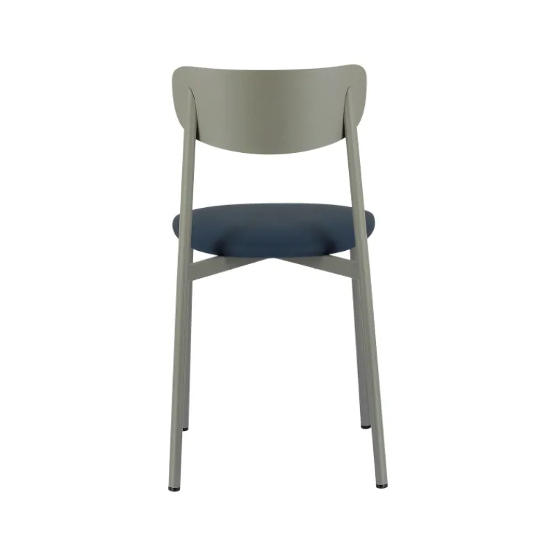 Carrier Colette ® Chaise française en métal avec assise en simili rembourrée> Chaise De Cuisine|Chaise De Salle à Manger
