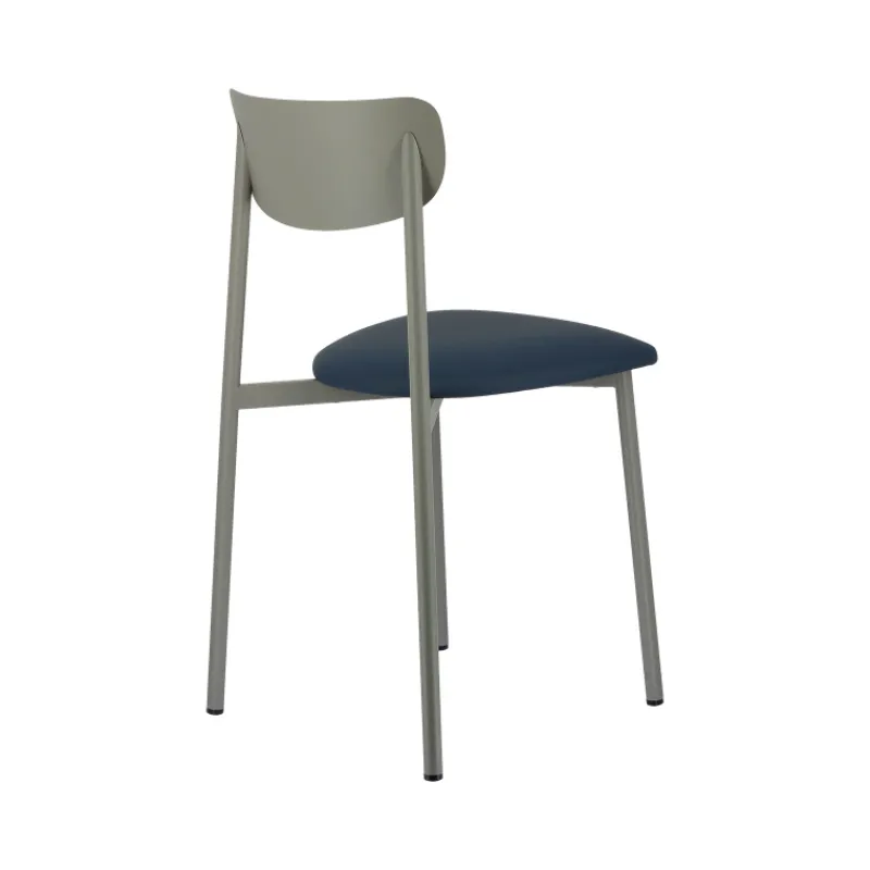 Carrier Colette ® Chaise française en métal avec assise en simili rembourrée> Chaise De Cuisine|Chaise De Salle à Manger