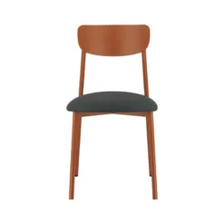 Carrier Colette ® Chaise française en métal avec assise en simili rembourrée><noscript><img width=