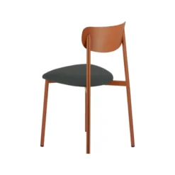 Carrier Colette ® Chaise française en métal avec assise en simili rembourrée><noscript><img width=