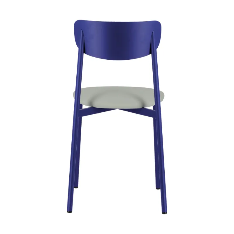 Carrier Colette ® Chaise française en métal avec assise en simili rembourrée> Chaise De Cuisine|Chaise De Salle à Manger