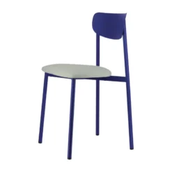 Carrier Colette ® Chaise française en métal avec assise en simili rembourrée><noscript><img width=