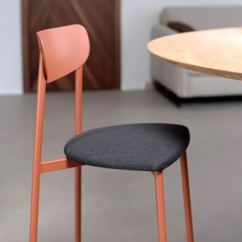 Carrier Colette ® Tabouret snack français en métal avec assise en tissu> Tabouret Snack (assise +/- 65 Cm)|Tabouret De Bar (assise +/- 80 Cm)