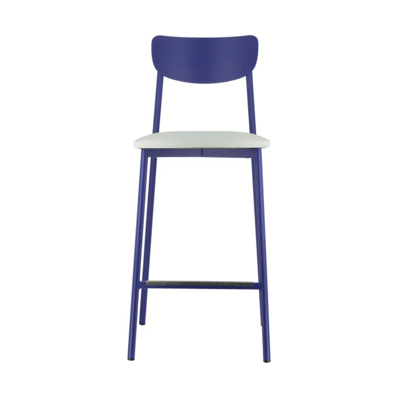 Carrier Colette ® Tabouret snack français en métal avec assise en simili rembourrée> Tabouret Snack (assise +/- 65 Cm)|Tabouret De Bar (assise +/- 80 Cm)