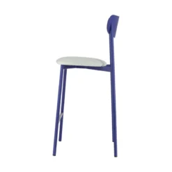 Carrier Colette ® Tabouret snack français en métal avec assise en simili rembourrée><noscript><img width=
