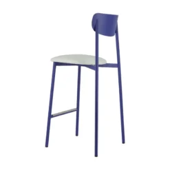 Carrier Colette ® Tabouret snack français en métal avec assise en simili rembourrée><noscript><img width=