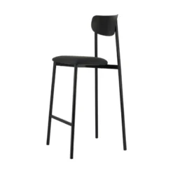 Carrier Colette ® Tabouret snack français en métal avec assise en simili rembourrée><noscript><img width=