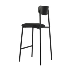 Carrier Colette ® Tabouret snack français en métal avec assise en simili rembourrée><noscript><img width=