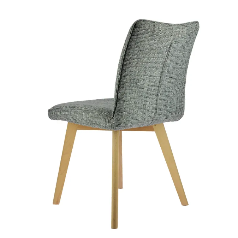 ColineChaise rembourrée en tissu avec pieds en bois> Chaise De Salle à Manger|Chaise Salon