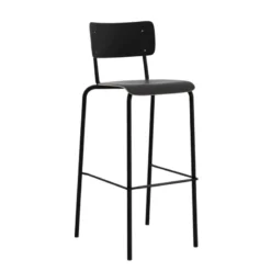 Perfecta College Tabouret de bar avec dossier style vintage> Tabouret De Bar (assise +/- 80 Cm)