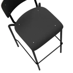 Perfecta College Tabouret de bar avec dossier style vintage><noscript><img width=
