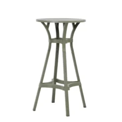 Combo Table de jardin ronde recyclée><noscript><img width=