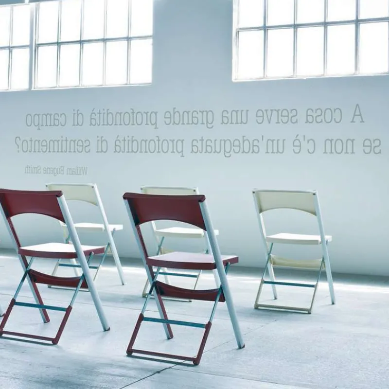 Compact Chaise pliante solide en technopolymère et métal aluminium> Chaise De Cuisine