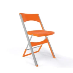 Compact Chaise pliante solide en technopolymère et métal aluminium><noscript><img width=