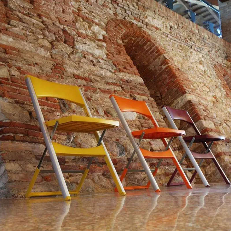 Compact Chaise pliante solide en technopolymère et métal aluminium> Chaise De Cuisine