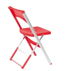Compact Chaise pliante solide en technopolymère et métal aluminium><noscript><img width=