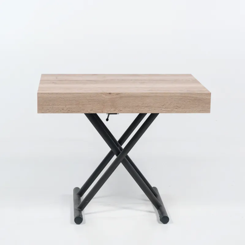 Altacom Compact Table réglable en hauteur et extensible en mélaminé> Table De Salon|Table Pour Petit Espace