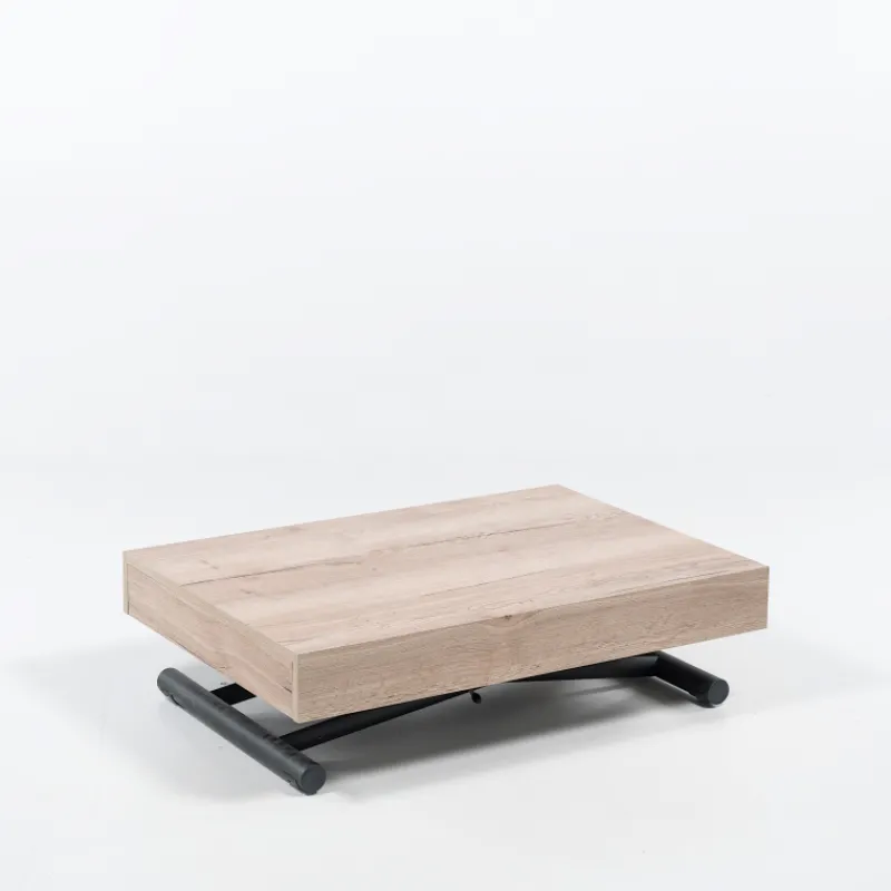 Altacom Compact Table réglable en hauteur et extensible en mélaminé> Table De Salon|Table Pour Petit Espace