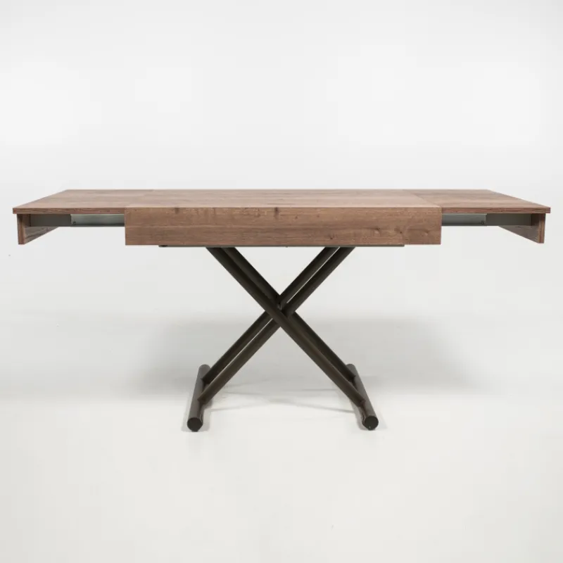 Altacom Compact Table réglable en hauteur et extensible en mélaminé> Table De Salon|Table Pour Petit Espace