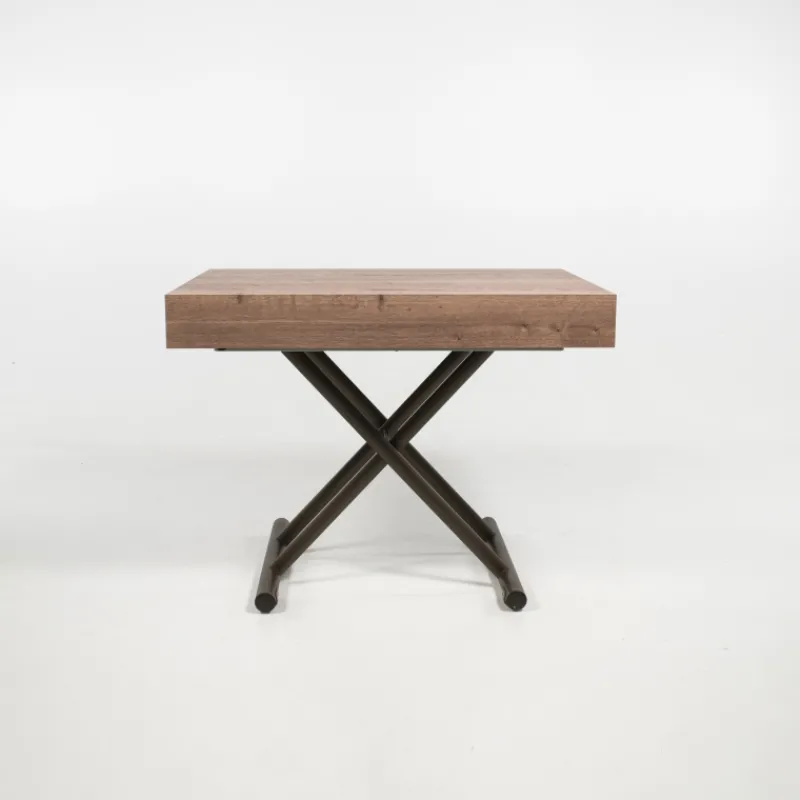 Altacom Compact Table réglable en hauteur et extensible en mélaminé> Table De Salon|Table Pour Petit Espace