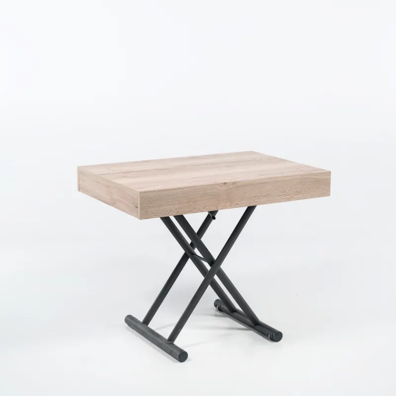 Altacom Compact Table réglable en hauteur et extensible en mélaminé> Table De Salon|Table Pour Petit Espace