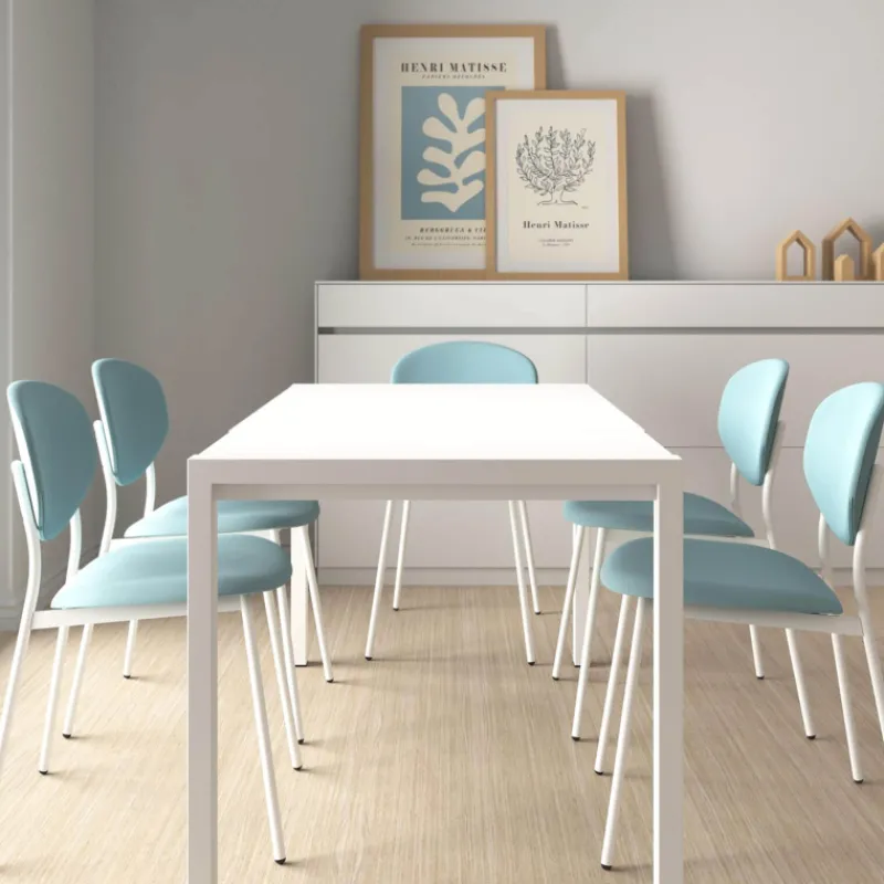 Cancio Concept métal Table en céramique extensible> Table De Cuisine