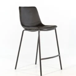CoqueTabouret coque snack en synthétique et pieds en métal> Tabouret Snack (assise +/- 65 Cm)|Tabouret De Bar (assise +/- 80 Cm)