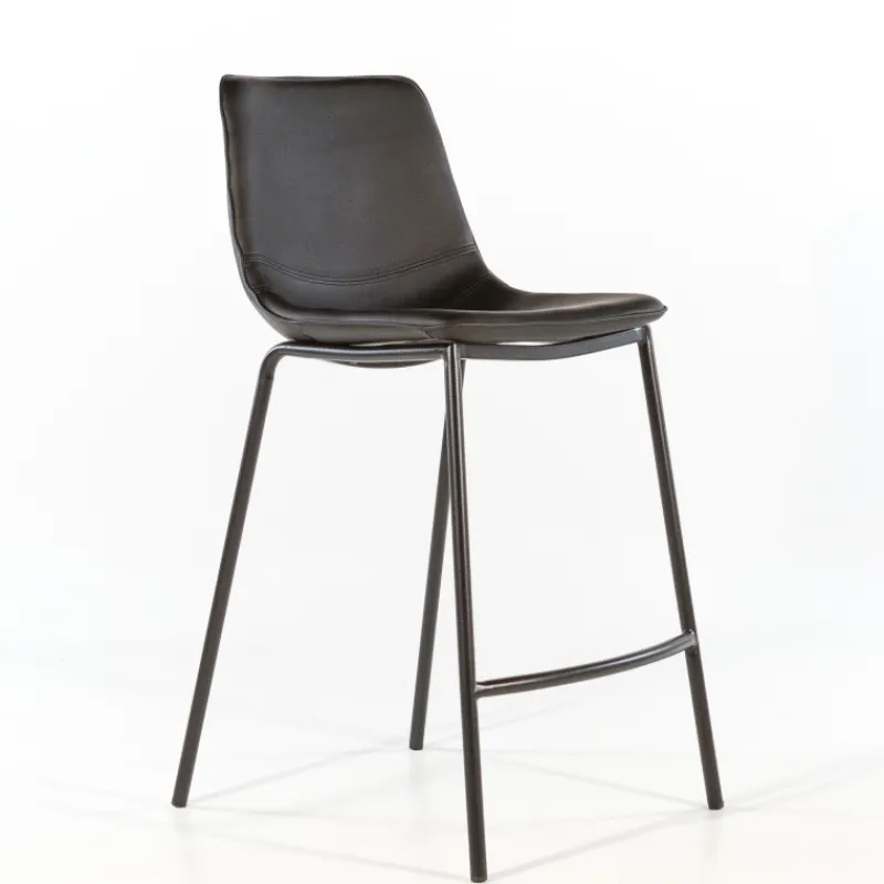 CoqueTabouret coque snack en synthétique et pieds en métal> Tabouret Snack (assise +/- 65 Cm)|Tabouret De Bar (assise +/- 80 Cm)