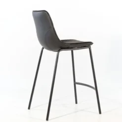 CoqueTabouret coque snack en synthétique et pieds en métal><noscript><img width=