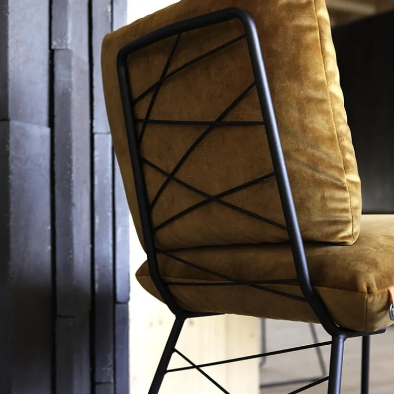 Mobitec Cosy ® Chaise confortable design en tissu et structure métal> Chaise De Salle à Manger|Chaise Salon