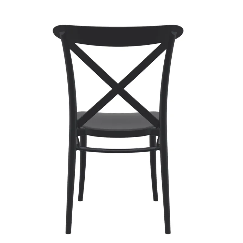 Cross Chaise de cuisine style bistrot empilable en polypropylène> Chaise De Cuisine
