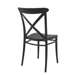 Cross Chaise de cuisine style bistrot empilable en polypropylène><noscript><img width=