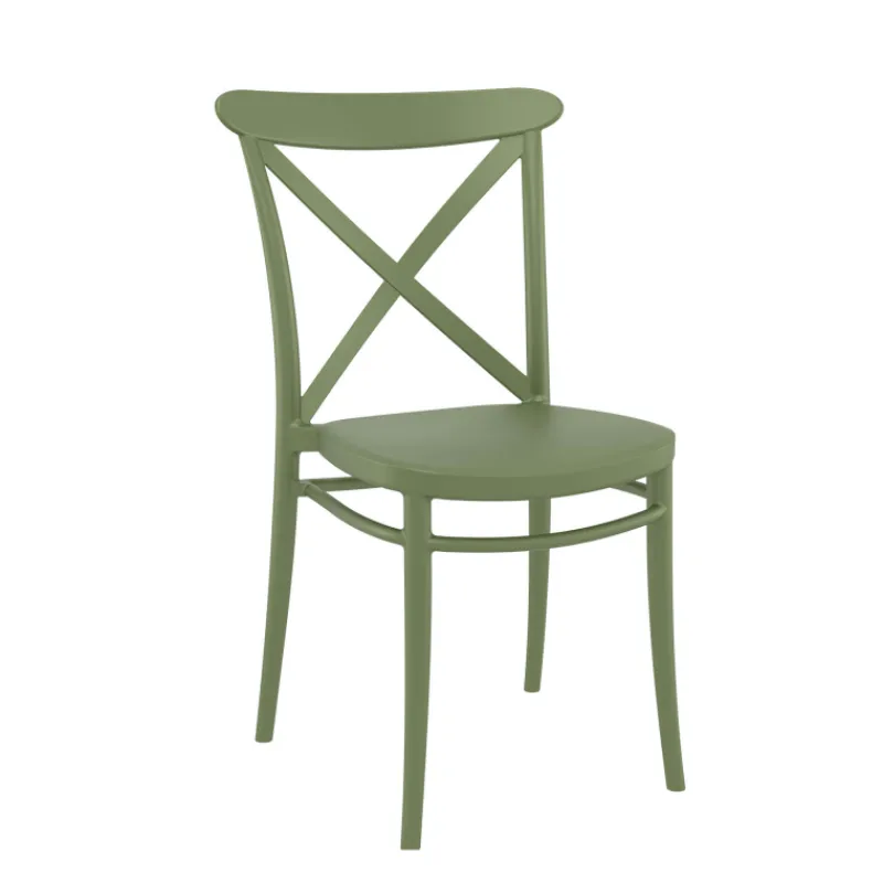 Cross Chaise de cuisine style bistrot empilable en polypropylène> Chaise De Cuisine
