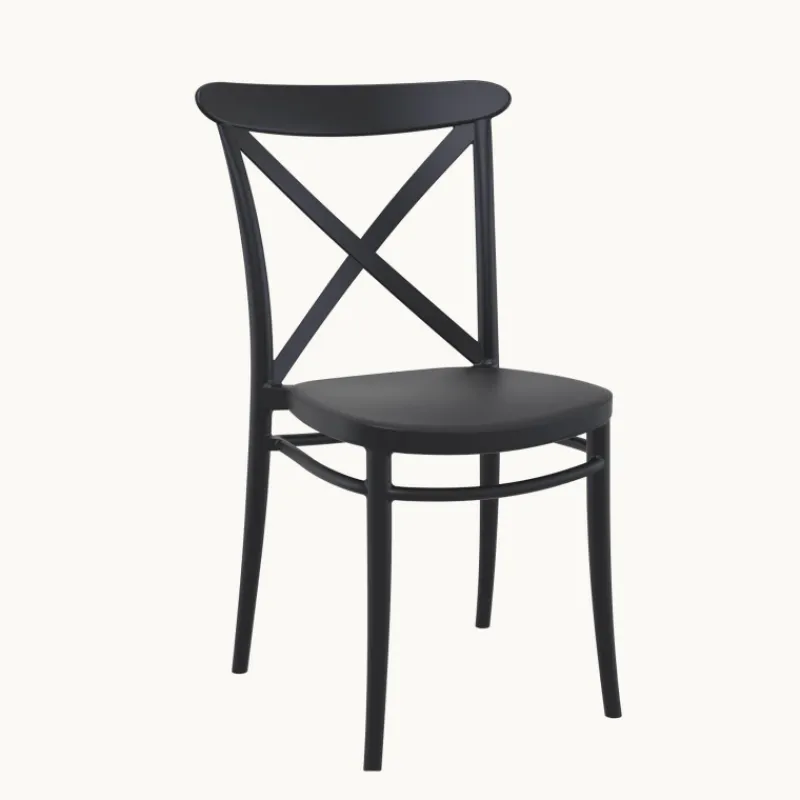 Cross Chaise de terrasse bistrot empilable en polypropylène> Chaise De Jardin