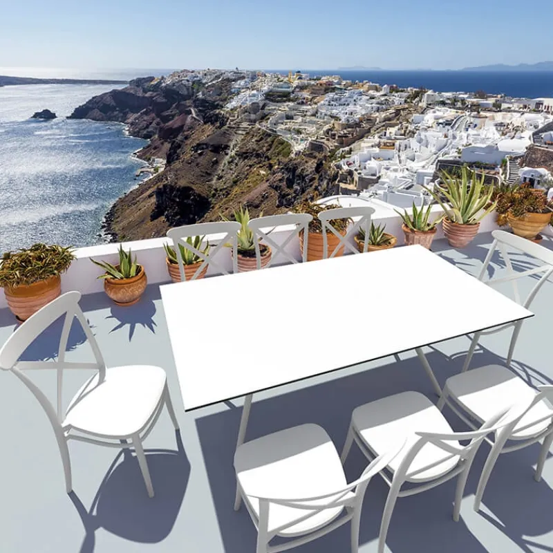 Cross Chaise de terrasse bistrot empilable en polypropylène> Chaise De Jardin