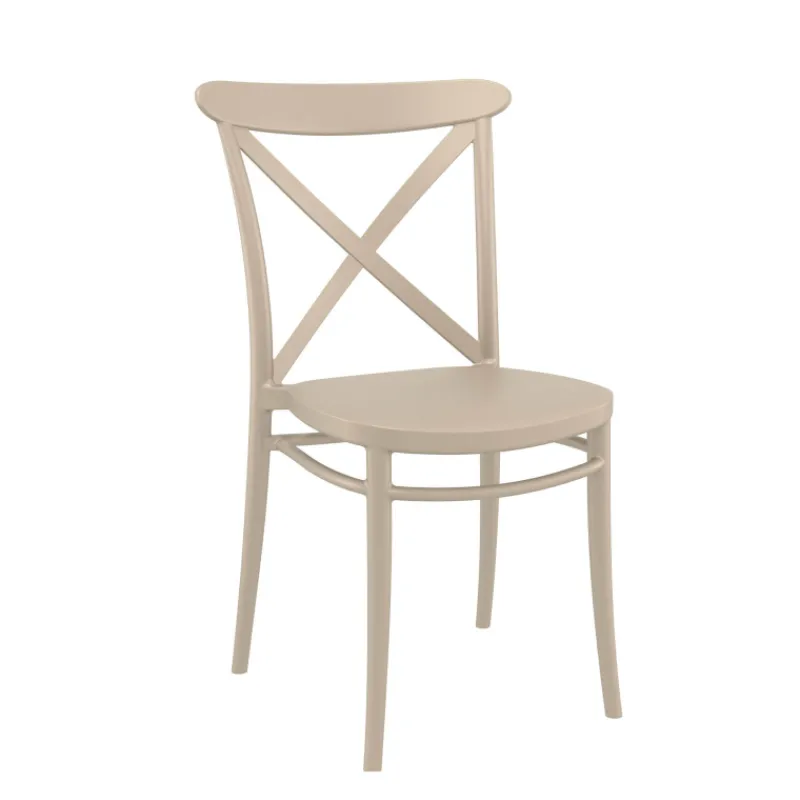 Cross Chaise de terrasse bistrot empilable en polypropylène> Chaise De Jardin