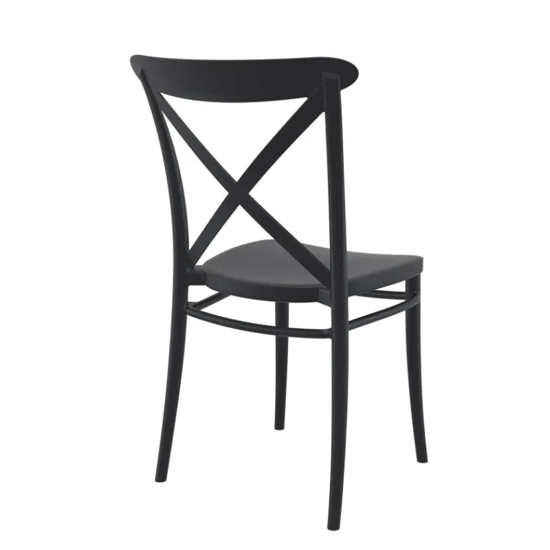 Cross Chaise de terrasse bistrot empilable en polypropylène> Chaise De Jardin