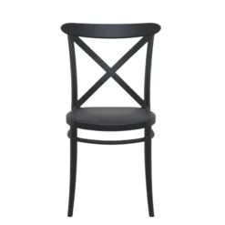 Cross Chaise de terrasse bistrot empilable en polypropylène><noscript><img width=