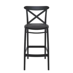 Cross Tabouret de bar moderne avec dossier en polypropylène><noscript><img width=